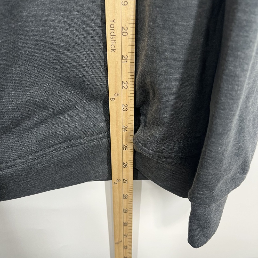NoBull Hoodie Womens Size M Charcoal Gray Running Gym Yoga Crossfit Training LS - Picture 7 of 9